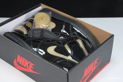 Hyperoad BLACK (2020) JORDAN GOLD 1 METALLIC RETRO HIGH 1006
